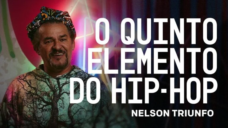 Nelson Triunfo em conversa no Sesc Avenida Paulista no episódio final do especial de hip-hop