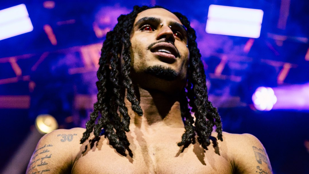 Matuê em show, em foto de divulgação do Rap In Cena 2026