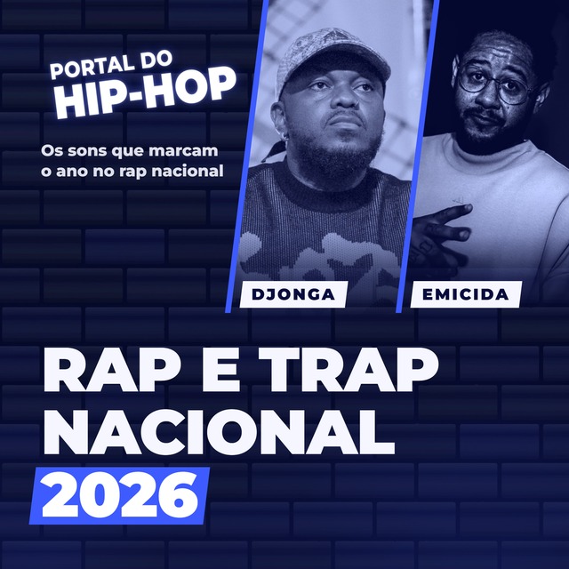 Capa da playlist Rap Trap Nacional 2026